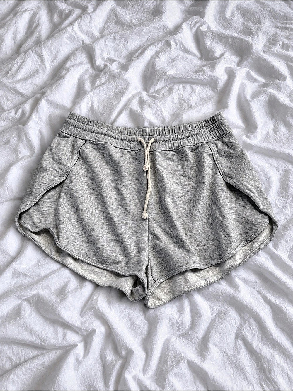 aerie Gray Athletic Shorts Size Large